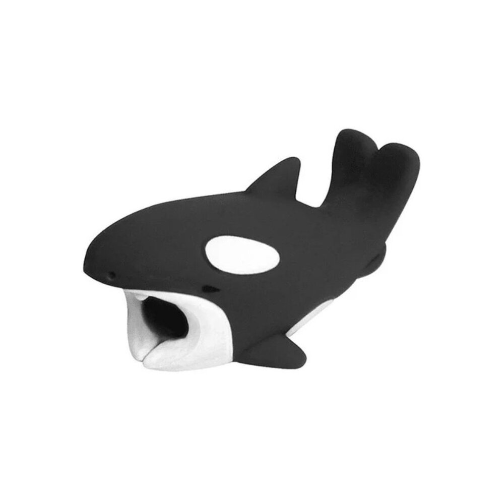 New Orca Killer Whale Cable Cord Bite Protector - Picture 4 of 5